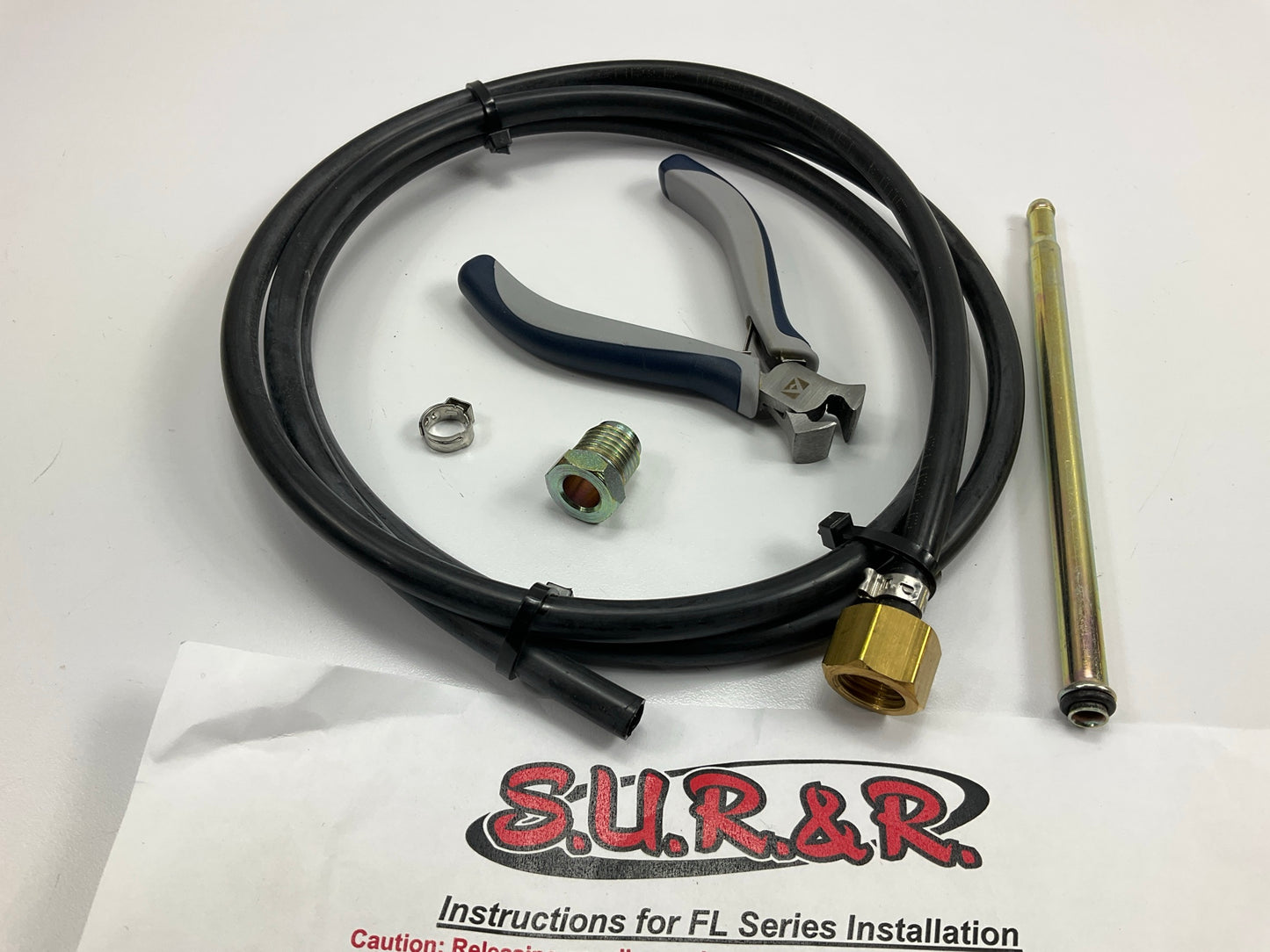 SUR&R FL120 Front Fuel Return Line 1988-1995 Chevy/GMC Truck, Line Size: 5/16''