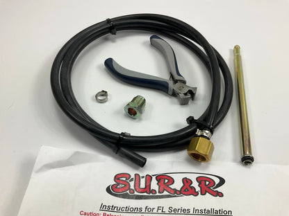 SUR&R FL120 Front Fuel Return Line 1988-1995 Chevy/GMC Truck, Line Size: 5/16''