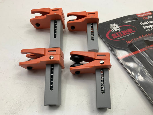 SUR&R FLS330 Fluid Line Stopper Clamp Kit - 3/16'' To 1/2'', Brake, Oil, Fuel, Etc