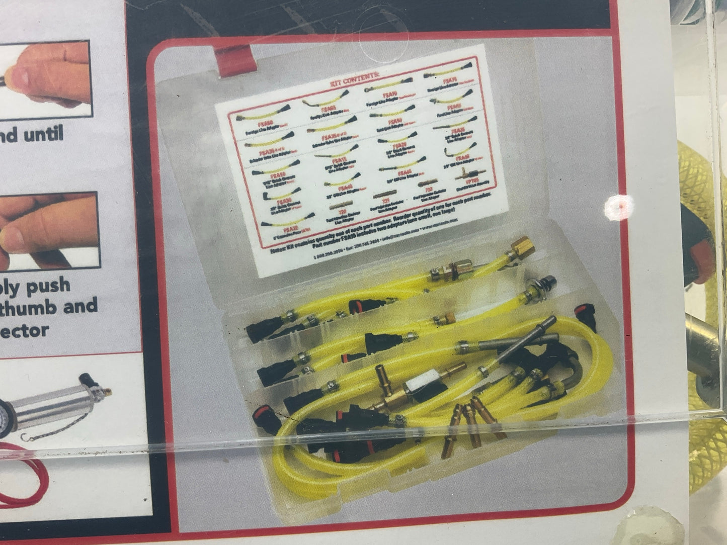 S.U.R. & R. FPT290 Deluxe Fuel Pressure Tester Adapter Kit