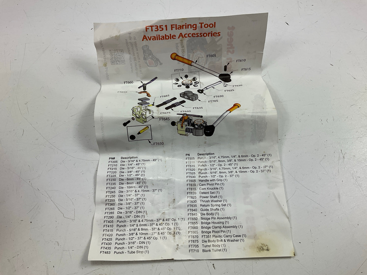 NEW OPEN BOX - SUR&R FT351 High Speed Super Duty Flaring Tool, 3/16'' To 3/8''
