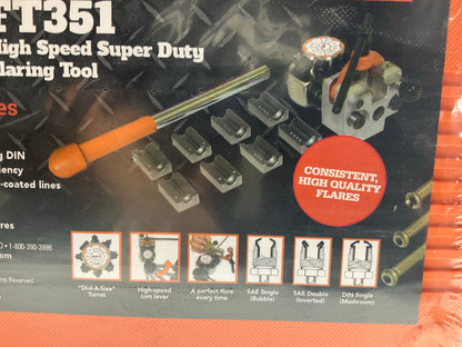 SUR&R Auto Parts FT351 High Speed Super Duty Flaring Tool, 3/16'' To 3/8''