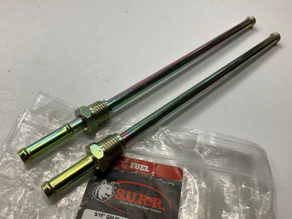 2/Pack - SUR&R K170 5/16'' GM Male To Rubber Hose Plastic Fuel Line Connector