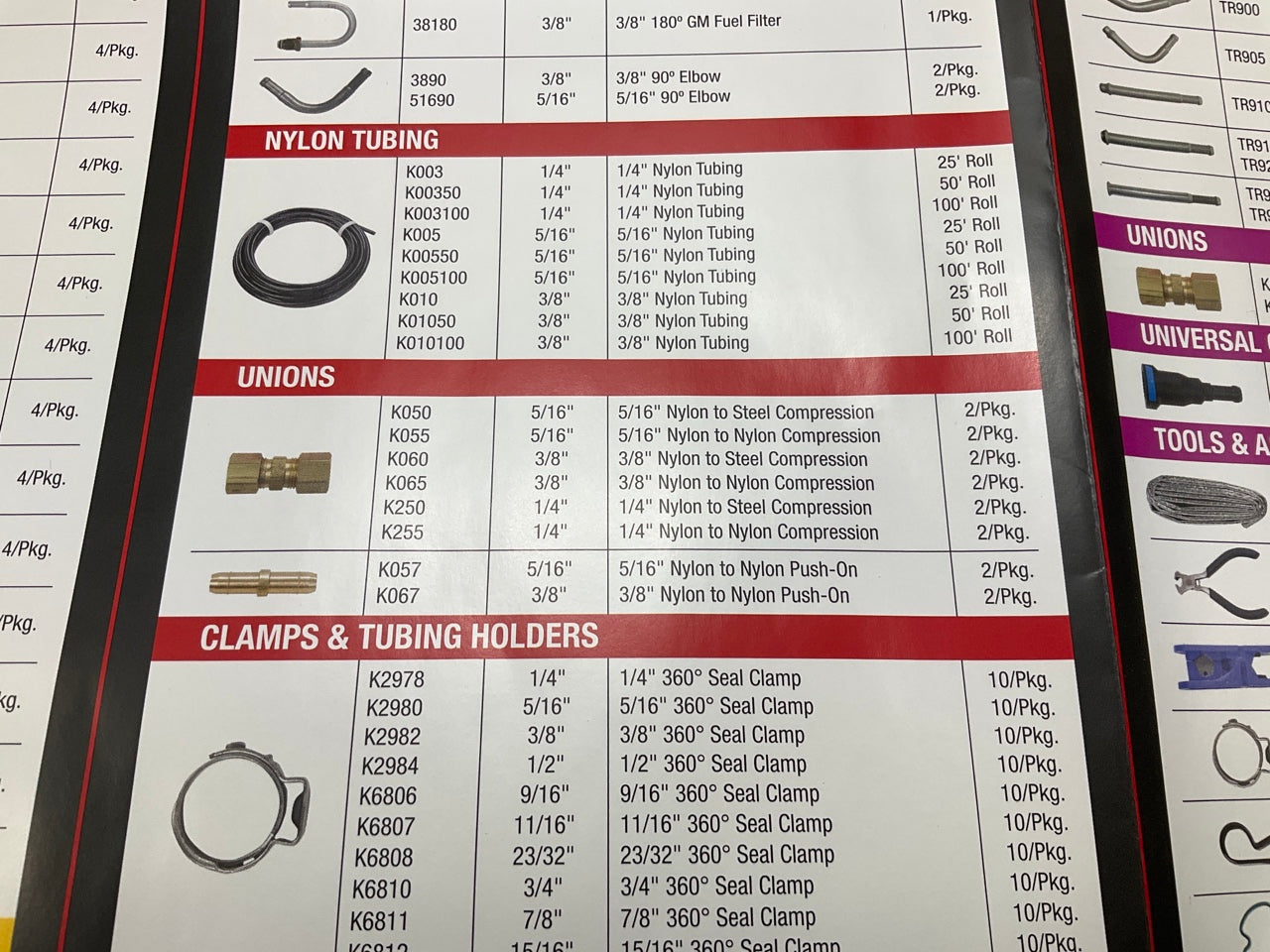 S.U.R.&R. KP1200 5/16, 3/8 Inch Fuel Line Replacement Kit