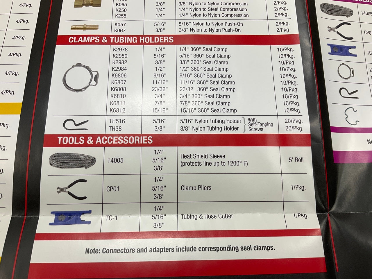 S.U.R.&R. KP1200 5/16, 3/8 Inch Fuel Line Replacement Kit