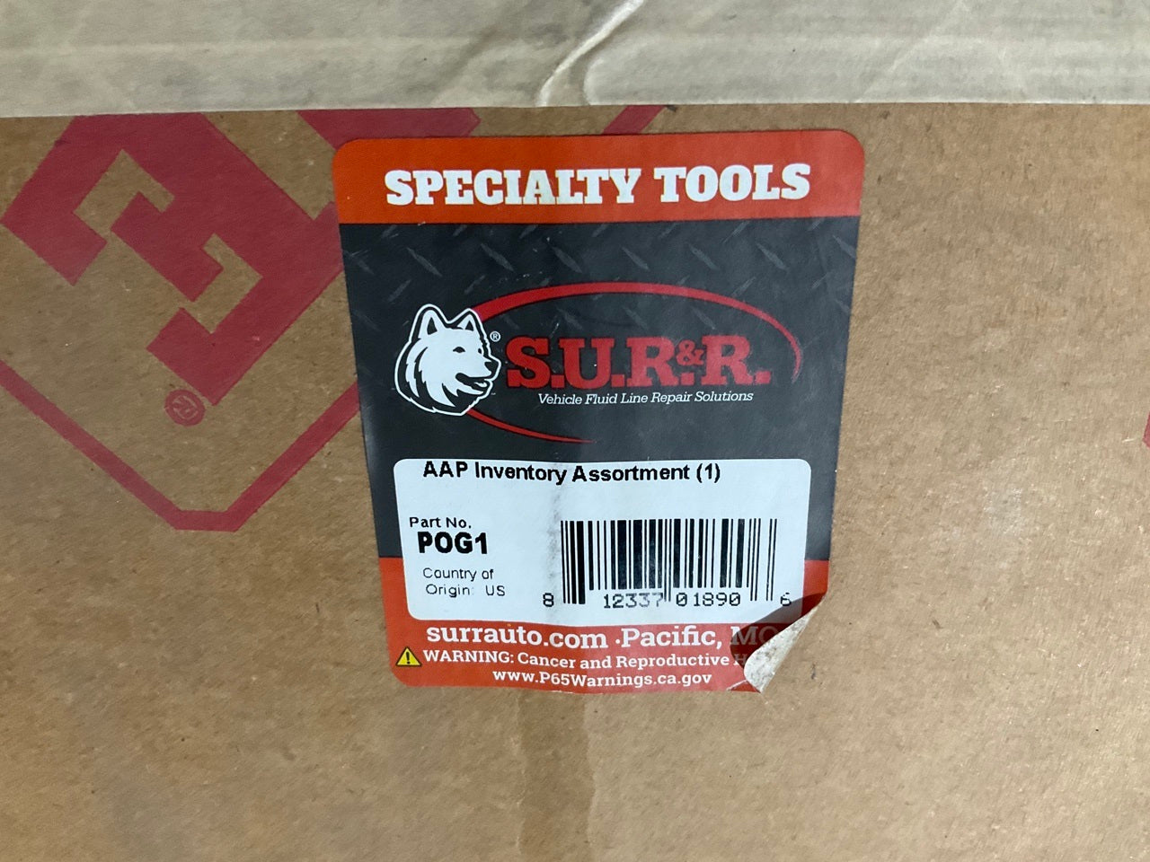 SUR-R POG1 Fuel A/C, Tubing Tube Fittings Repair Kit, Inventory Assortment Pack