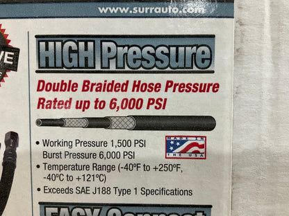 SUR&R  PS1000 Professional 3/8'' Power Steering Hose Repair Kit