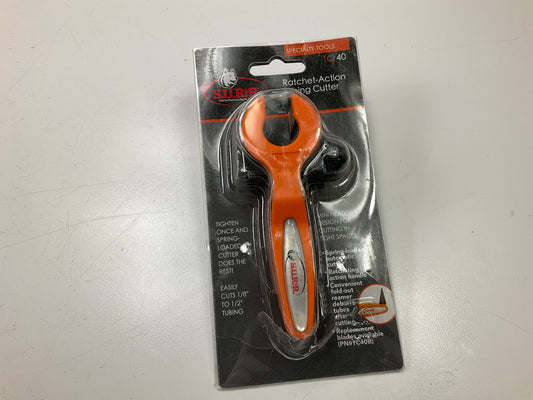 SUR-R TC40 Ratchet-Action Mini Tubing Cutter -  Easily Cuts 1/8'' -1/2'' Tubing