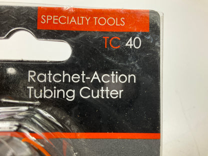 SUR-R TC40 Ratchet-Action Mini Tubing Cutter -  Easily Cuts 1/8'' -1/2'' Tubing