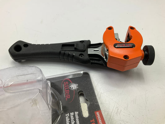 SUR&R Automatic Ratcheting Tube Cutter -  Easily Cuts 3/16''-5/8'' Tubing