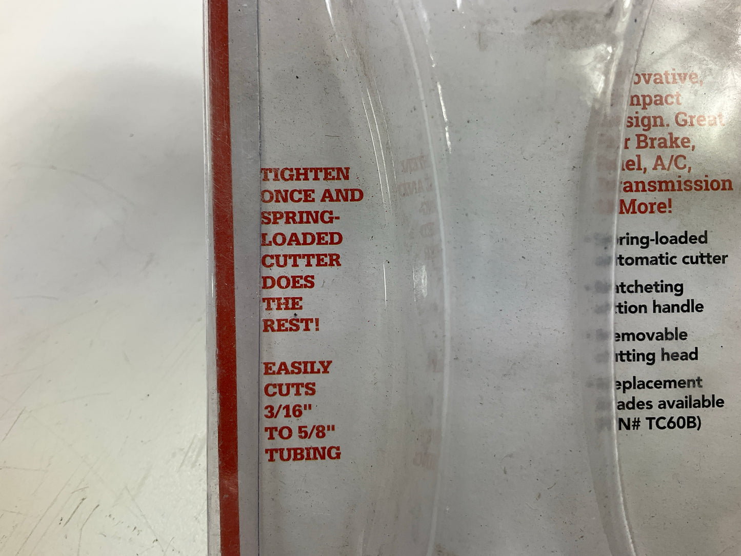 SUR&R Automatic Ratcheting Tube Cutter -  Easily Cuts 3/16''-5/8'' Tubing