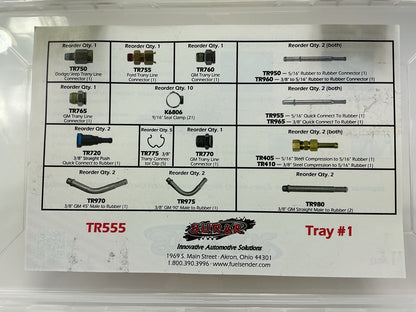 INCOMPLETE, AS-IS SUR&R TR555 Deluxe Transmission Oil Cooler Line Repair Kit