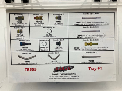 S.U.R & R TR555 Deluxe Transmission Oil Cooler Line Repair Kit