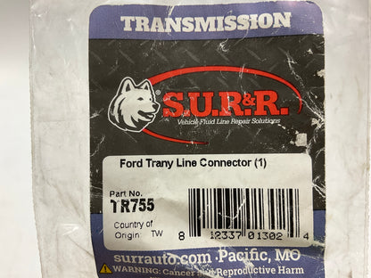SUR&R TR755 Transmission Oil Cooler Line Connector 3/8''