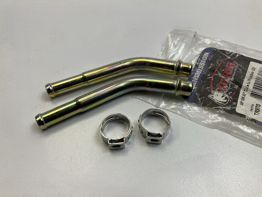 (2) SUR-R TR970 3/8'' GM 45° Male To Rubber Transmission Line Adapter Fittings