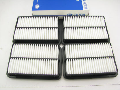 (4) Sure Filter SFA5387 Air Filter For 2001-2006 Hyundai Sante Fe 2.4L 2.7L