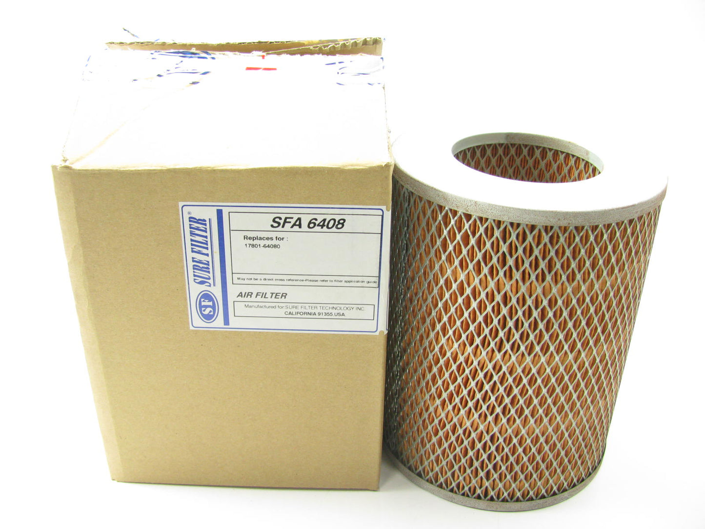 Sure Filter SFA6408 Air Filter Replaces: 17801-64080 AY120-TY030 V9112-2017