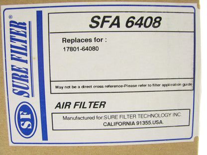 Sure Filter SFA6408 Air Filter Replaces: 17801-64080 AY120-TY030 V9112-2017