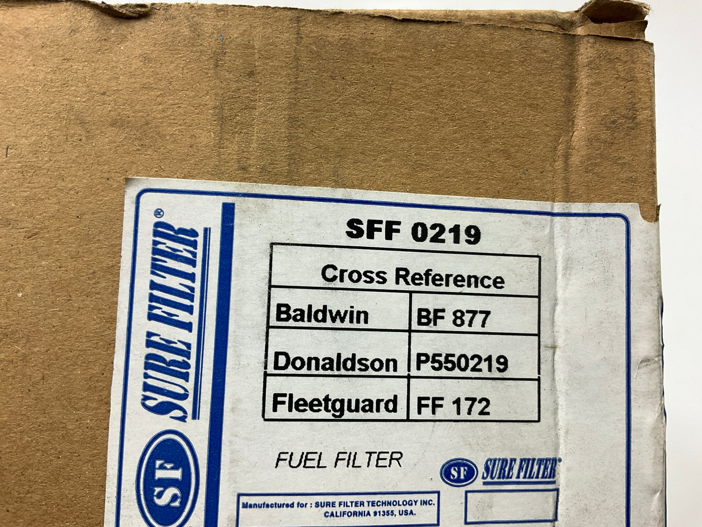 Sure Filter SFF-0219 Fuel Filter