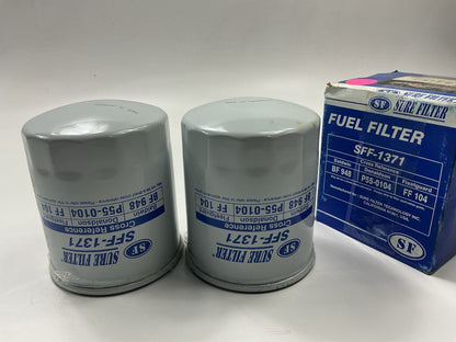 (2) Sure Filter SFF-1371 Fuel Filter