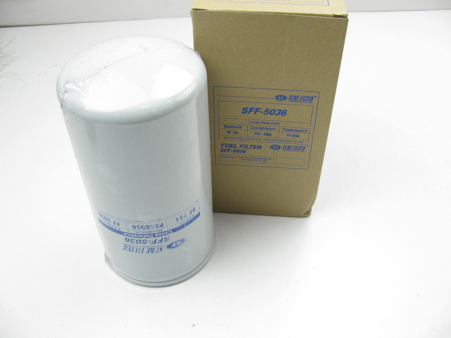 Sure Filter SFF-5036 Fuel Filter Replaces 33958 PER388F LFP958F FF845 FF5036