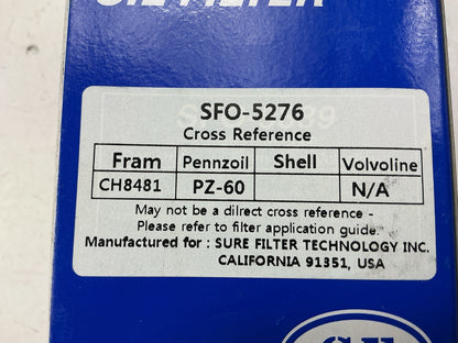 Sure Filter SFO-5276 Oil Filter