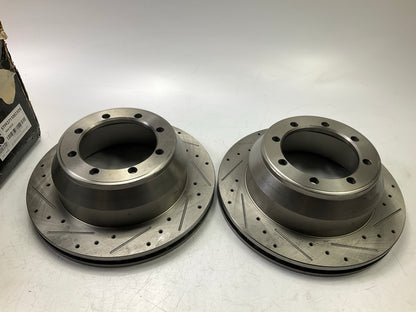 SureStop Rear Slotted & Drilled Brake Rotor PAIR, 00-04 F-150 7700 LBS 2WD 8-LUG