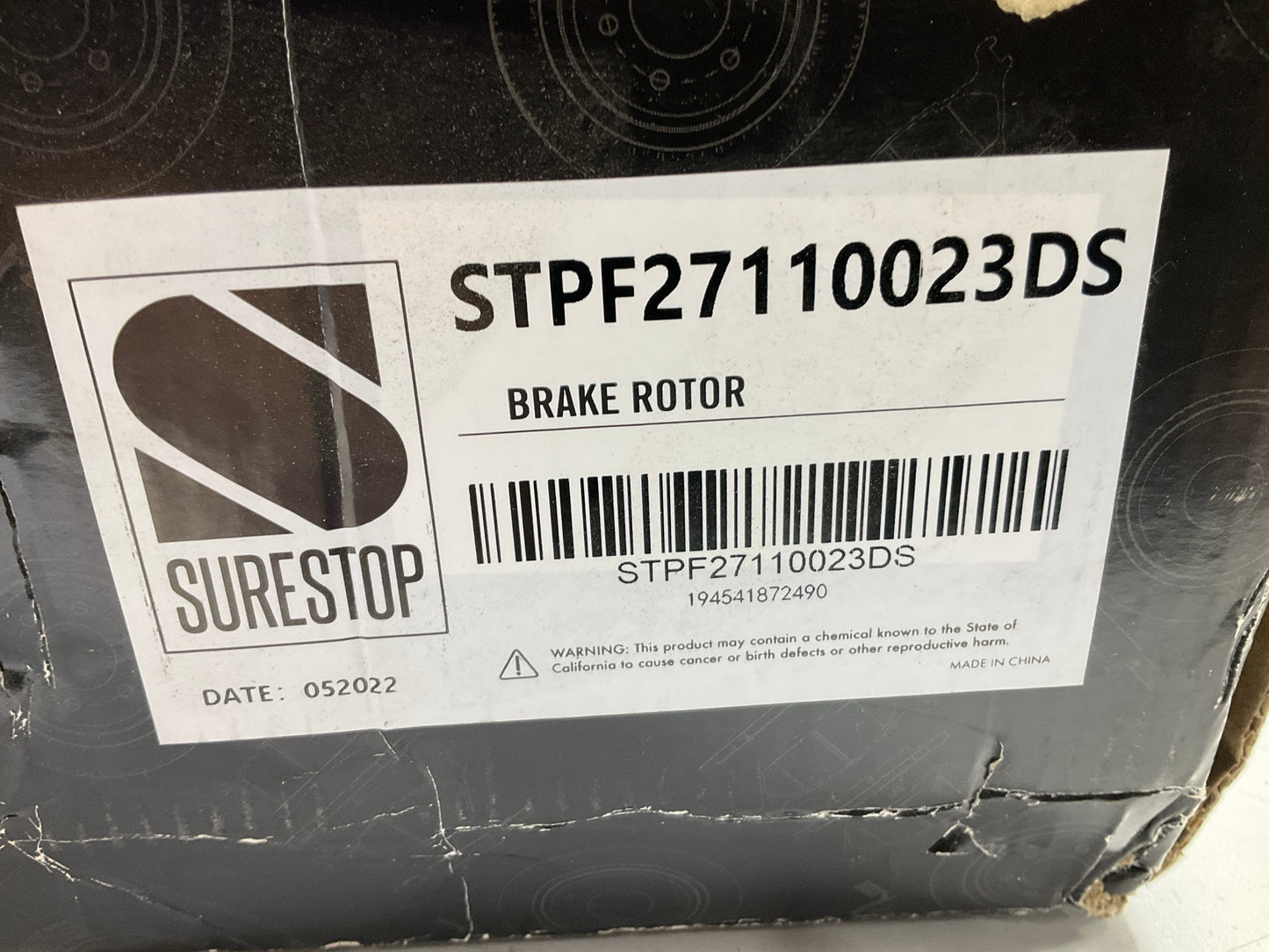 SureStop Rear Slotted & Drilled Brake Rotor PAIR, 00-04 F-150 7700 LBS 2WD 8-LUG