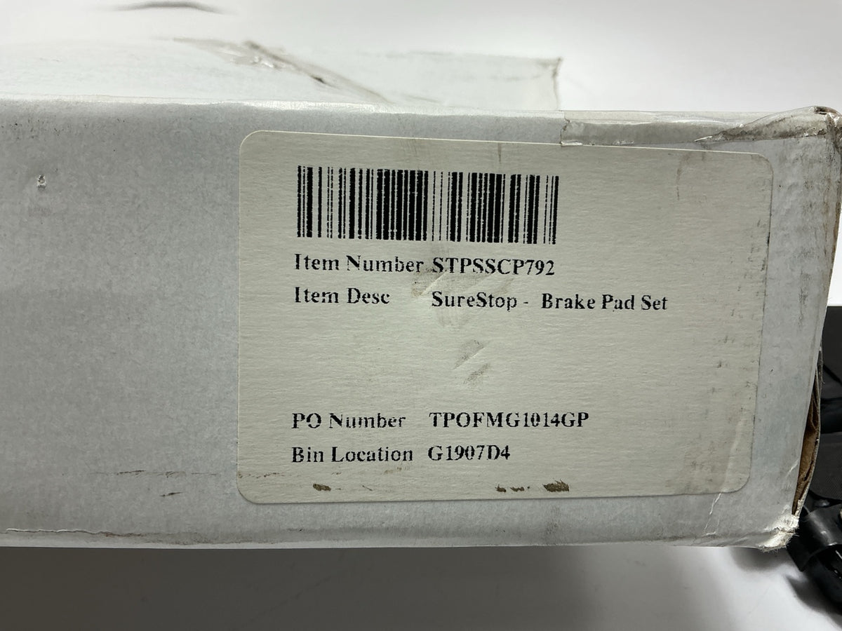 Sure Stop STPSSCP792 Rear Brake Pad Set