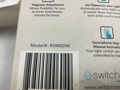(5) Switchmate RSM001W Snap-On Instant Smart Rocker Light Switch