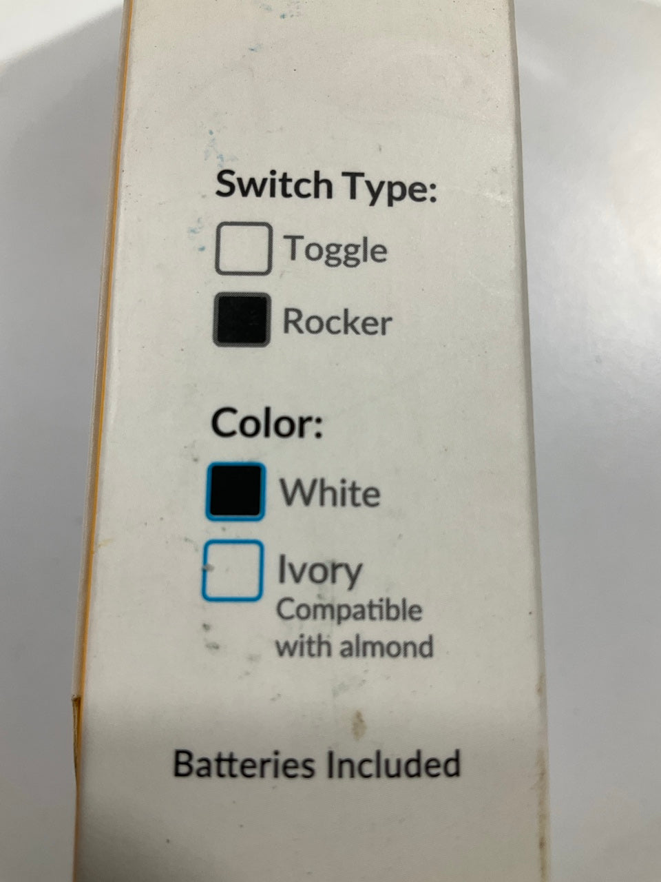 Switchmate RSM001W Snap-On Instant Smart Rocker Light Switch
