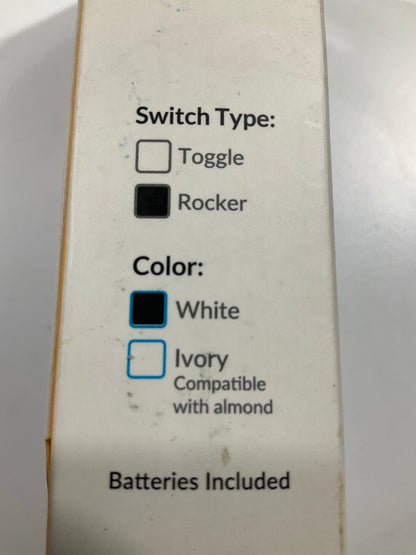 Switchmate RSM001W Snap-On Instant Smart Rocker Light Switch