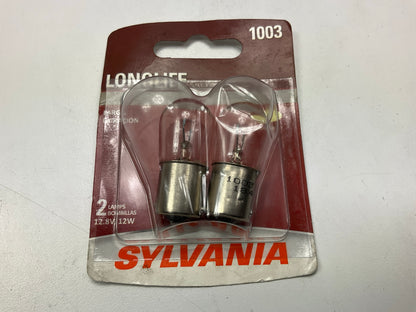 Sylvania 1003LL-BP2 Trunk Or Cargo Area #1003 Light Bulb Long Life Pack Of (2)