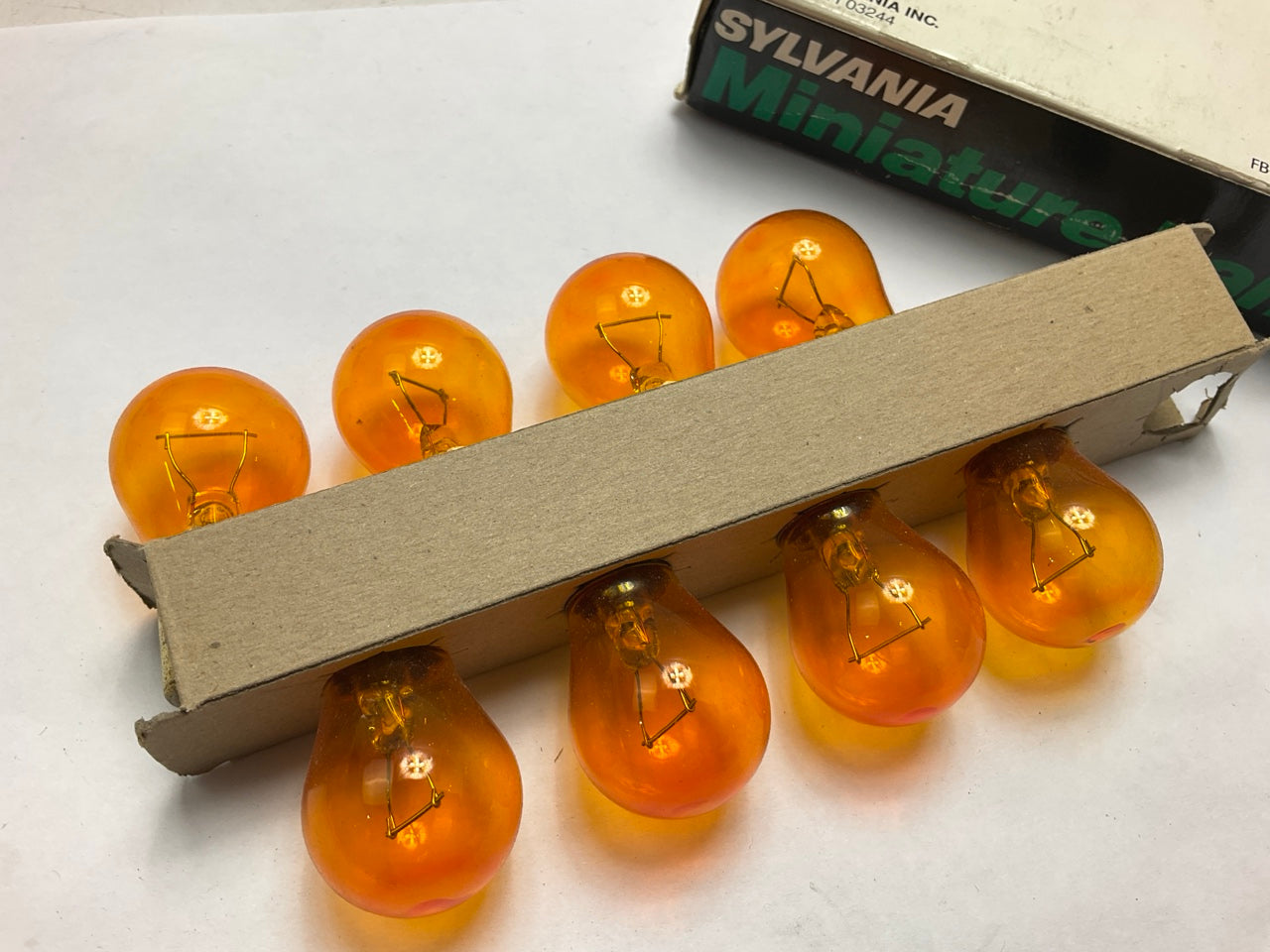 (8) SYLVANIA 1156NA Amber Turn Signal Light Bulbs