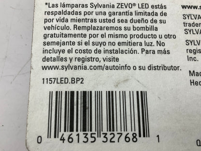 Sylvania 1157LEDBP2 Bright LED Back Up Lamp Light Bulbs, Pair, 1157 12.8V 1.7W