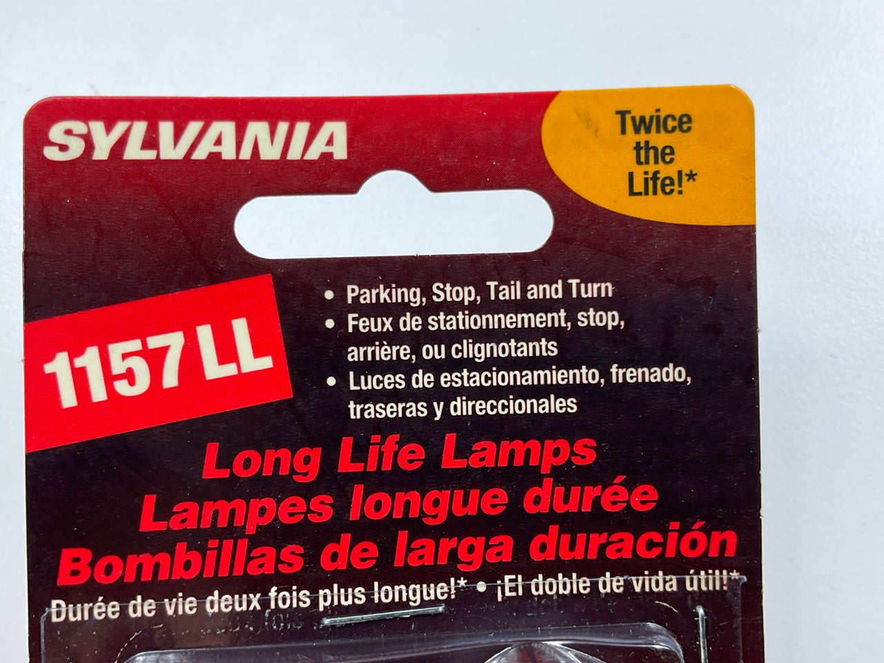 (2) Sylvania 1157LLBP Longlife Turn Signal Light Lamp Light Bulbs #1157LL 12V
