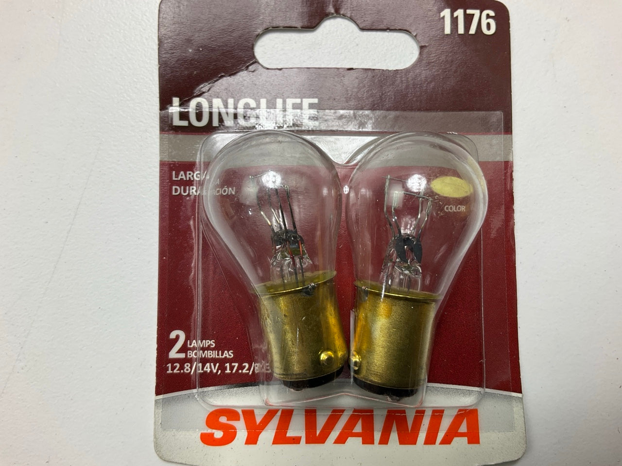 Sylvania 1176LLBP2 Longlife Brake Light Lamp Light Bulb 1176 12.8V 17.2W