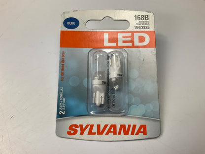 Sylvania 168BSL-BP2 Blue LED Dome Light Lamp Light Bulb 168B, 194, 2825