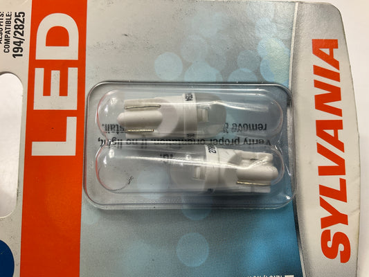 Sylvania 168BSL-BP2 Blue LED Dome Light Lamp Light Bulb 168B, 194, 2825