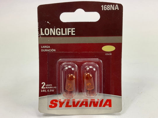 Sylvania168NALLBP2 Long Life Automotive Mini Bulb 168NA - Pack Of 2