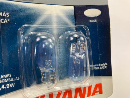 Sylvania 168STBP2 Silverstar License Plate Light Lamp Bulb 168 - 2 PACK