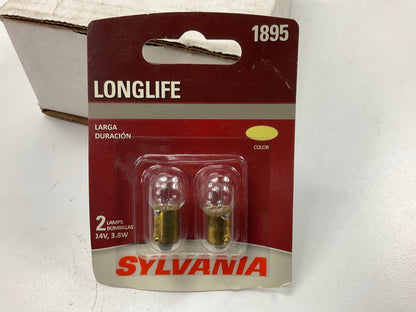 Sylvania 1895LLBP2 Longlife Turning Light Lamp Light Bulb #1895 14V 3.8W