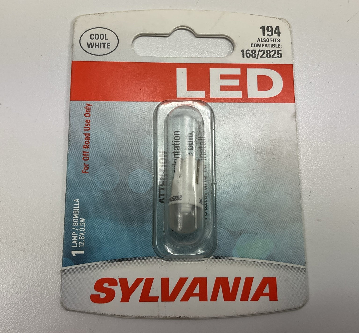 Sylvania 194SL.BP # 194 LED Light Bulb - Replaces # 168 / 2825 Light Bulb