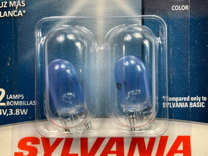 Sylvania 194STBP2 Side Marker Silverstar Light Bulb 194 3.8W - 2 Pack