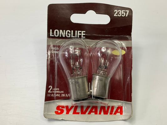 Sylvania 2357LLBP2 Longlife Taill Light Lamp Light Bulbs 2357 - PAIR