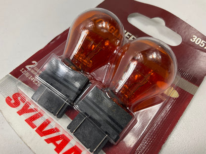 Sylvania 3057ALLBP2 Long Life Amber Turn Signal Lamp Light Bulb 3057 - 2 PACK