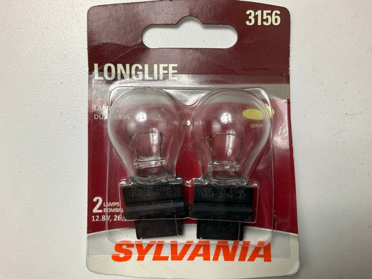 Sylvania 3156LLBP2 Longlife Turn Signal Light Bulbs Light #3156, 12.8V - 2 Pack