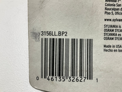 Sylvania 3156LLBP2 Longlife Turn Signal Light Bulbs Light #3156, 12.8V - 2 Pack