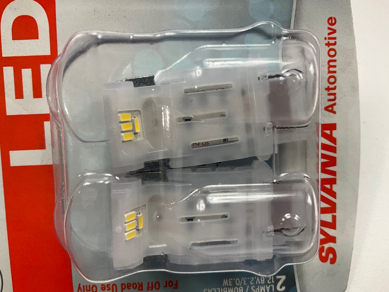 Sylvania 3157SLBP2 Turn Signal Light Bulbs Light #3157,3047,3057, 12.8V 2.3W