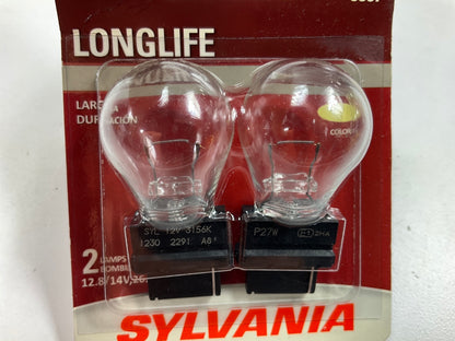 Sylvania 3457LLBP2 Longlife Turn Signal Light Bulbs Light #3457, #3357 12.8V